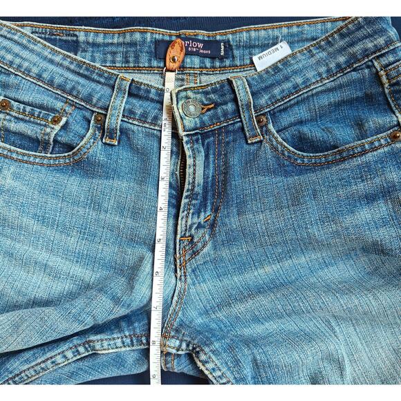 Levi’s 518 Low Rise Bootcut Jeans Medium Wash Stretch Denim Size M - Picture 4 of 7